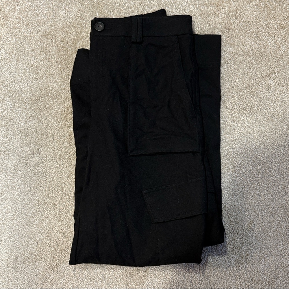 Vince Black Women’s Wool Blend Cargo Pants